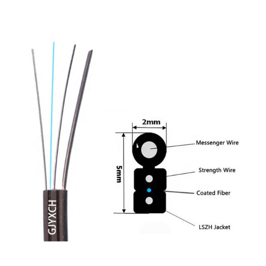 FBR-OBK-SM-G-2CORE-A OBK 1x2 Core SM G657 LSZH - DROP FIBER ASKI TELLI A / 2000 METRE